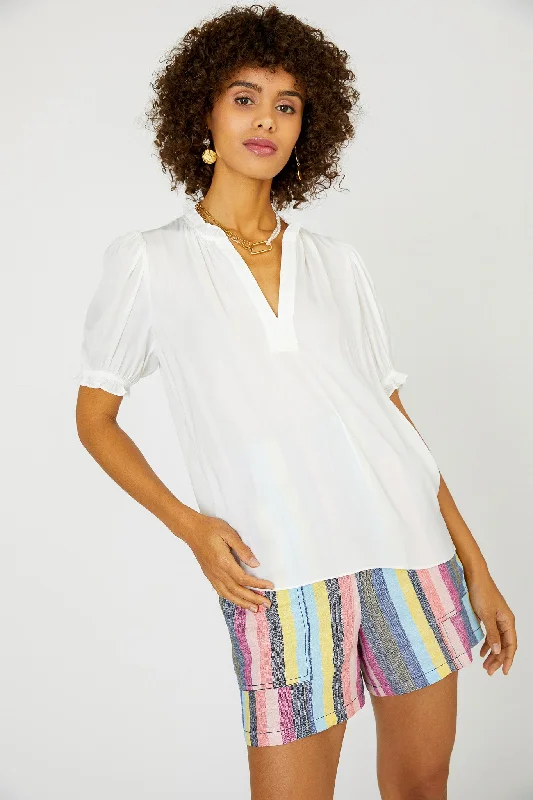 women's tops for those who love to shop for unique findsCamelia Ruffled Blouse