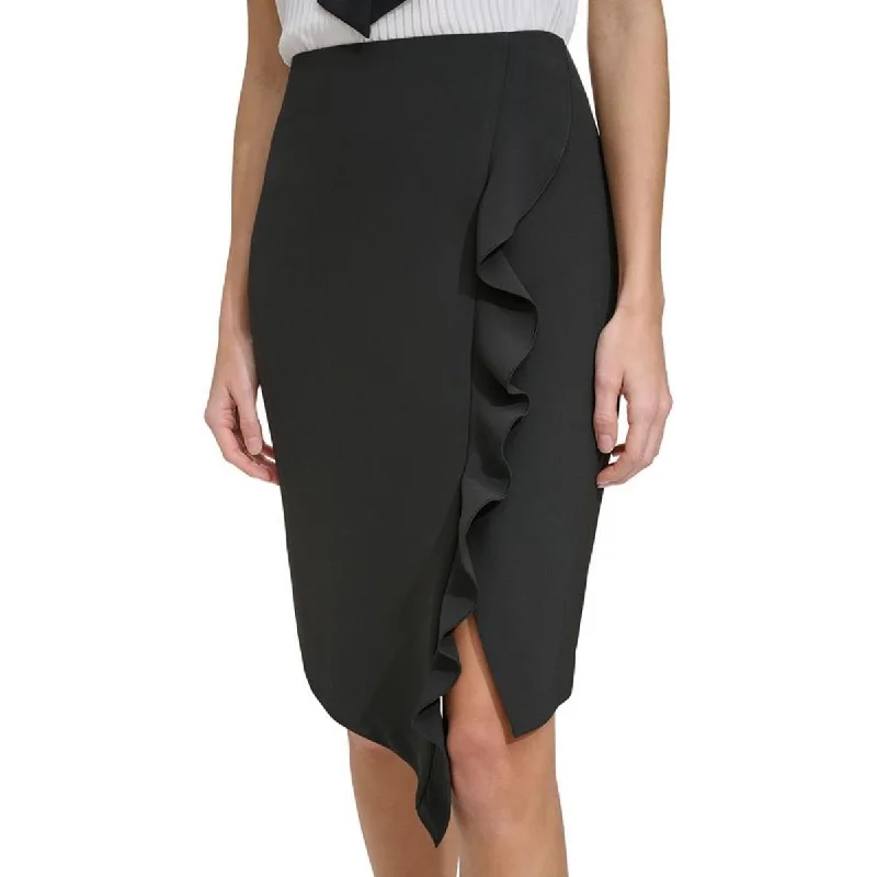 women's loungewear dressy skirtsWomens Pencil Skirt Asymmetrical