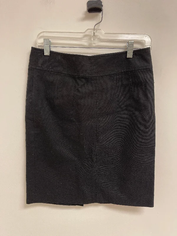 women's elegant skater skirtsSkirt Midi By Banana Republic In Black, Size: 6