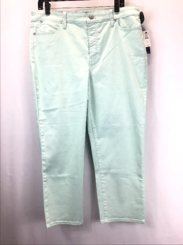 women's denim jeans for a night at the clubJeans Cropped By Talbots O  Size: 14