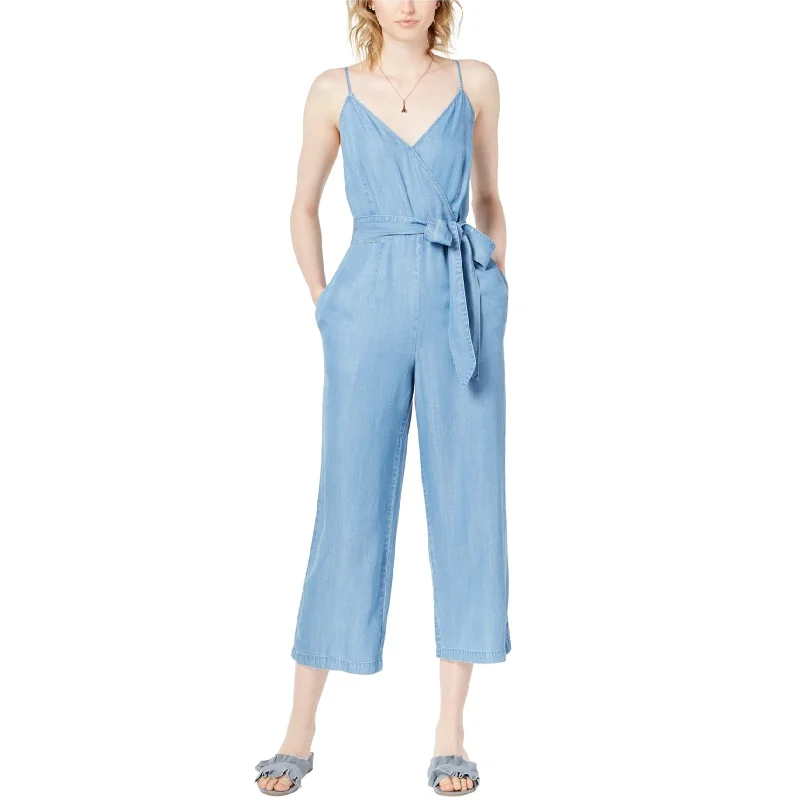 women's jumpsuits with off-the-shoulder sleevesmaison Jules Womens Chambry Jumpsuit, Blue, 12