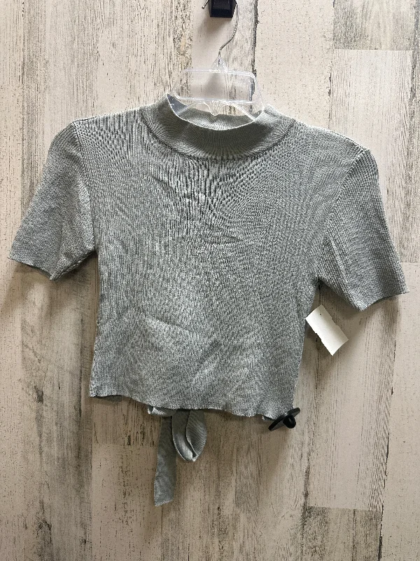 women's T-shirts for runningGrey Top Short Sleeve Zara, Size M