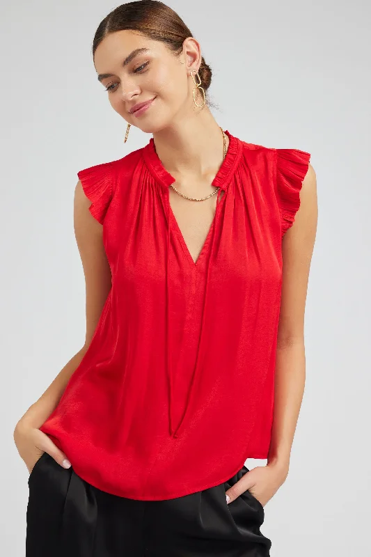 women's tops for those who want to elevate their everyday wear with chic and elegant piecesMargot Pleated Blouse