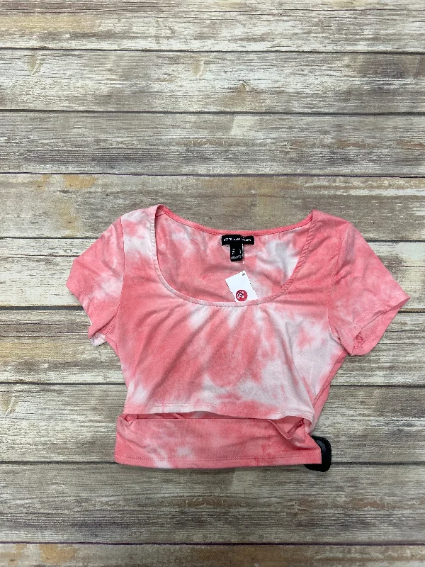 women's T-shirts for summerPink Top Short Sleeve Cme, Size M