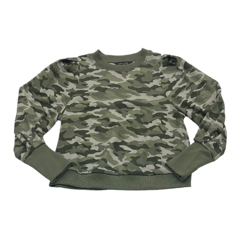 women's long sleeve tops with plus-size optionsTop Long Sleeve By Banana Republic In Camouflage Print, Size: Xs