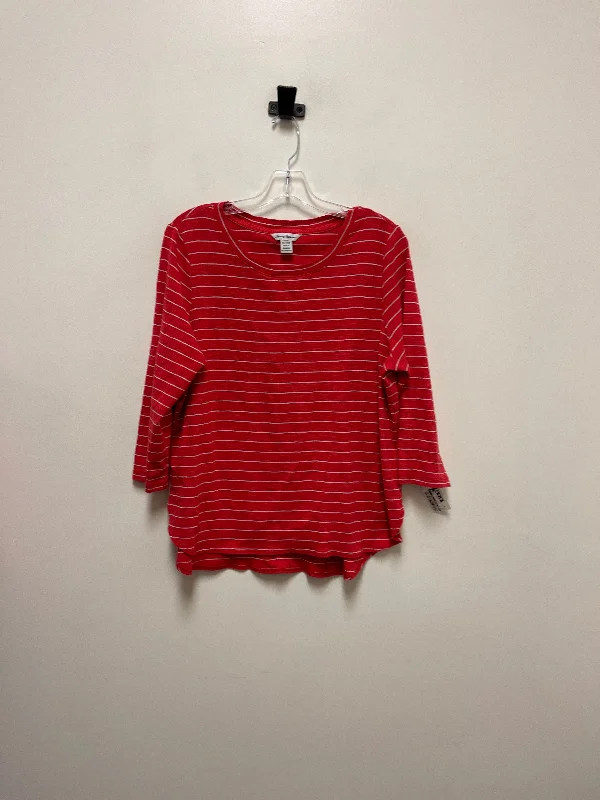 designer women's long sleeve topsTop Long Sleeve By Tommy Bahama In Red, Size: Xl