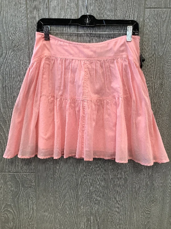 women's denim skirtsSkirt Midi By J. Crew In Pink, Size: 8