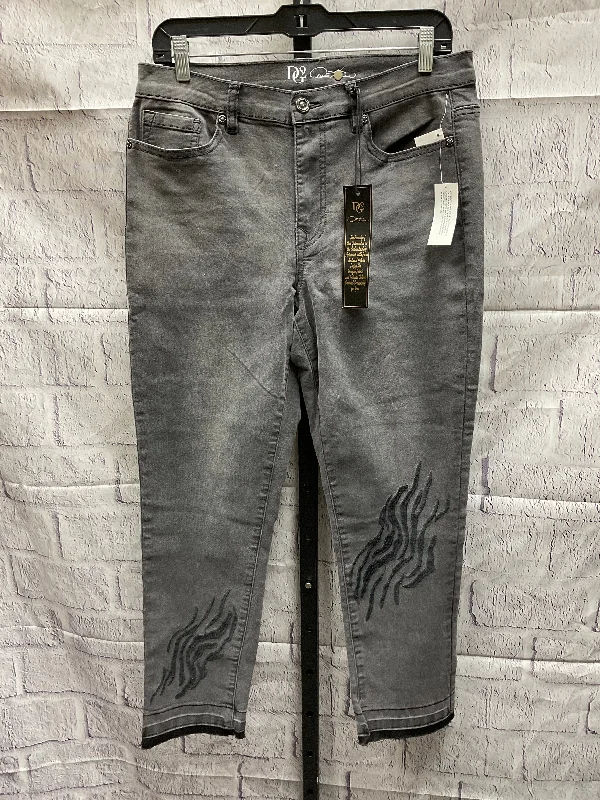 women's denim jeans with zippersJeans Straight By Diane Gilman  Size: 10