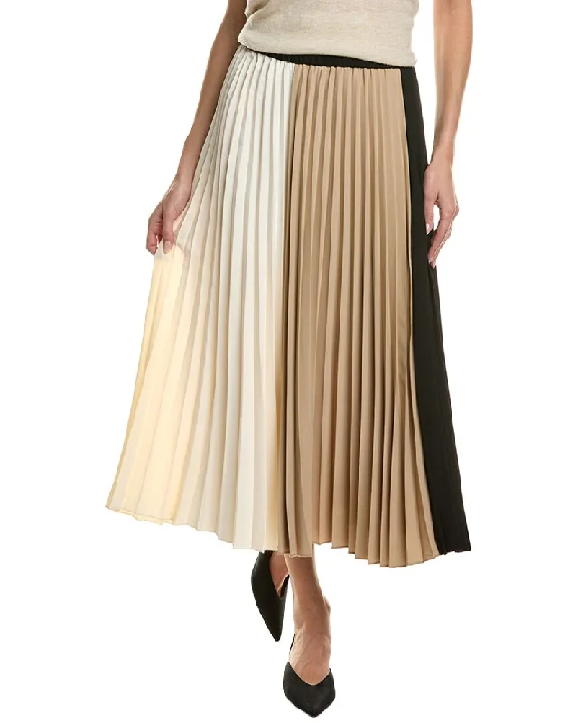 women's elastic-waisted skirts for pregnancyAnne Klein Pleated Skirt