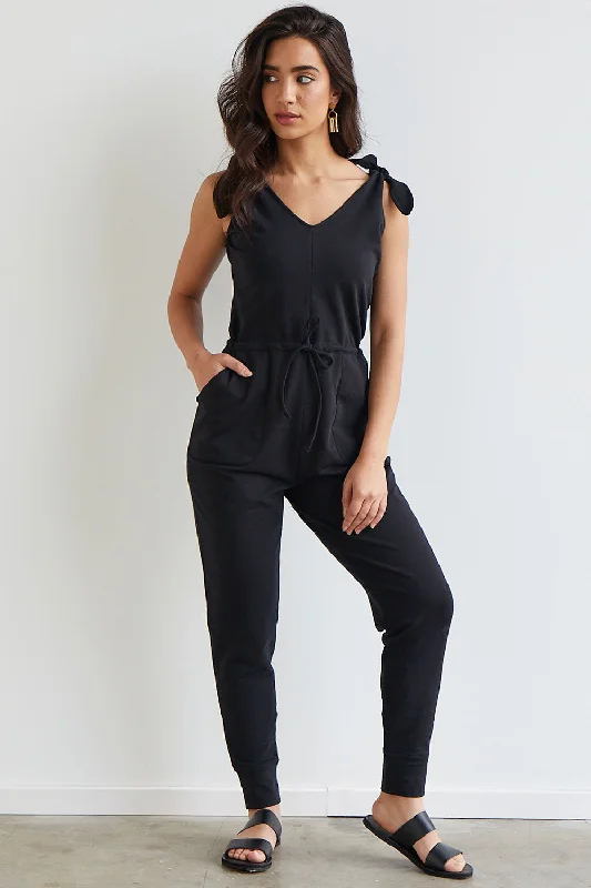 women's jumpsuits for laid-back looksWomen's Organic French Terry Jumpsuit