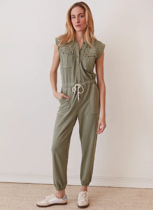 women's jumpsuits for pear-shaped bodiesWashed Jude Jumpsuit