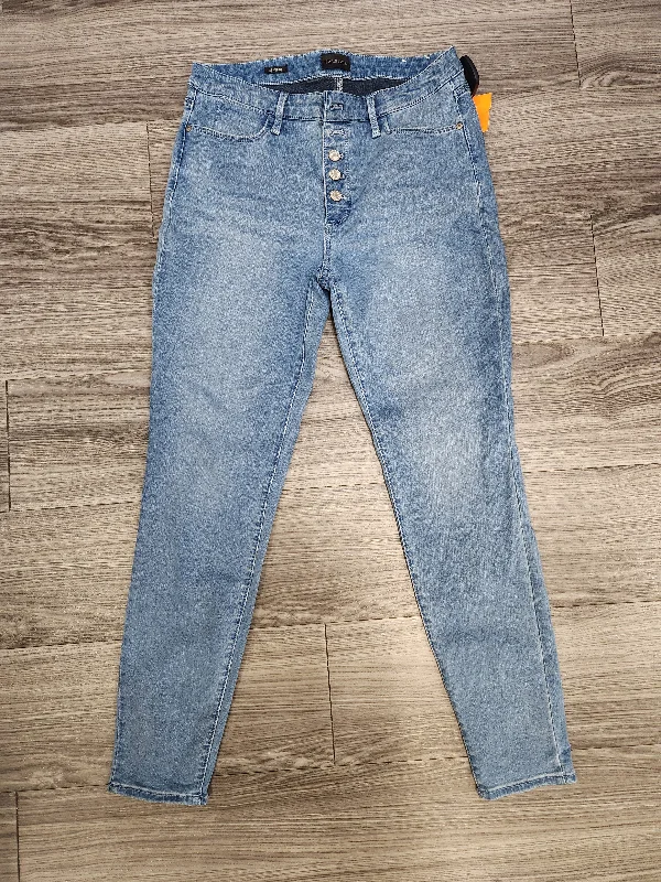 women's denim jeans with ripped kneesJeans Skinny By Talbots  Size: 6