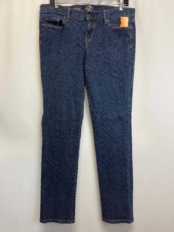 women's boyfriend denim jeansJeans Straight By Loft  Size: 10