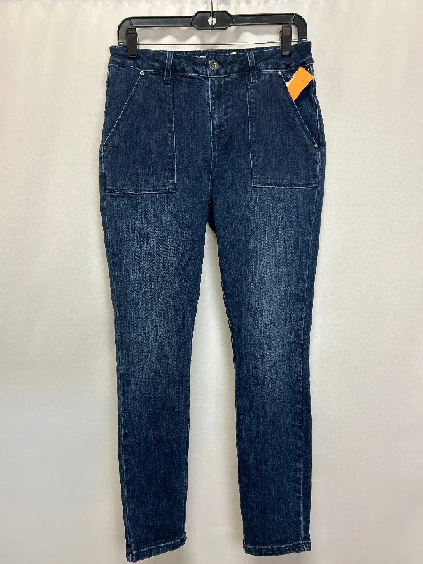 women's high-waisted denim jeansJeans Straight By A Loves A  Size: 8