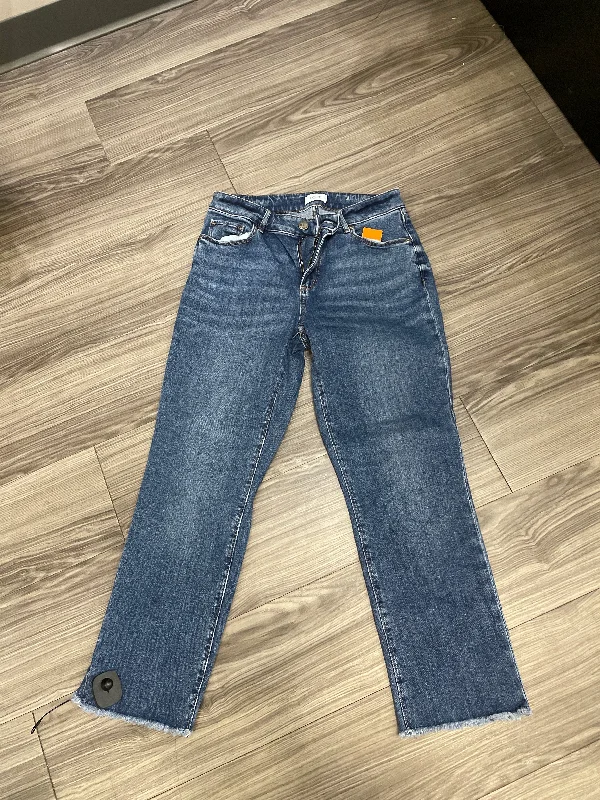 women's denim jeans with distressed back pocketsJeans Cropped By Loft  Size: 4