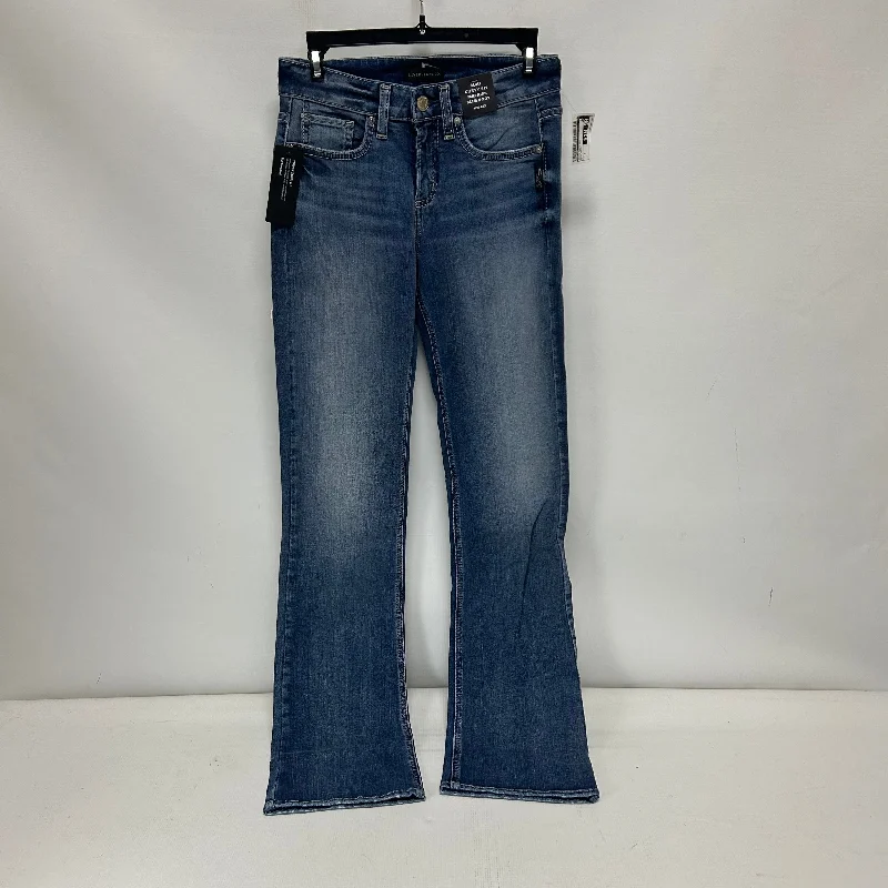 women's grey denim jeansJeans Boot Cut By Silver  Size: 2