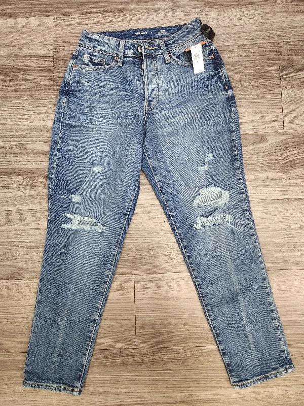 women's denim jeans with frayed edgesJeans Relaxed/boyfriend By Old Navy  Size: 2