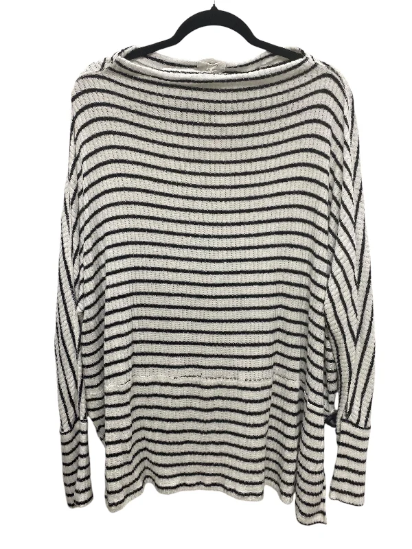 women's long sleeve tops with pocketsTop Long Sleeve By Maurices In Striped Pattern, Size: 2x