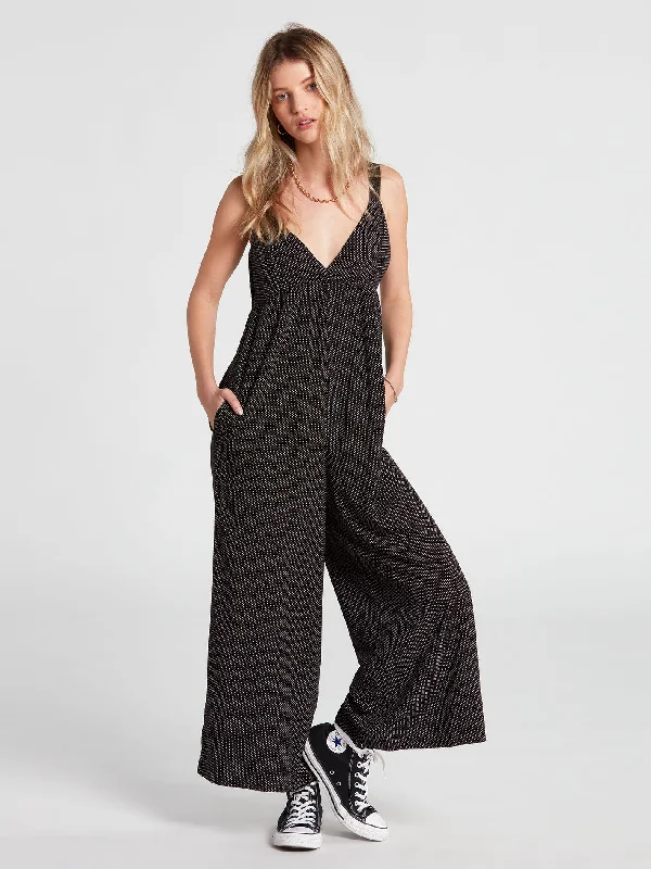 women's jumpsuits for cozy daysCall In Slick Jumpsuit - Dot