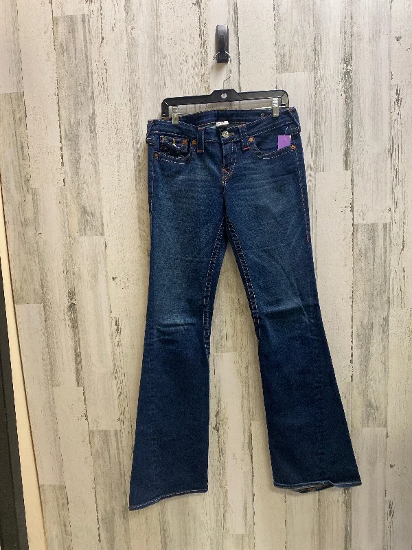 women's denim jeans with geometric patternsJeans Boot Cut By True Religion  Size: 14