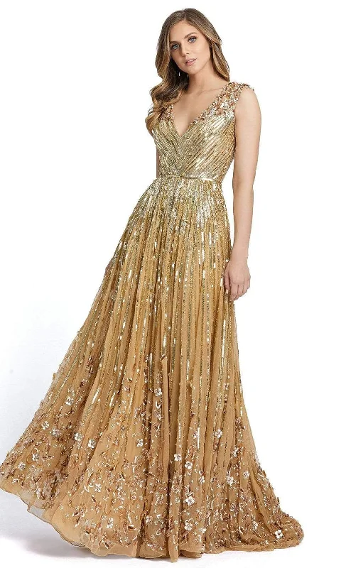 women's spaghetti strap dressesMac Duggal 5223 - Cap Sleeve Sequin Evening Gown