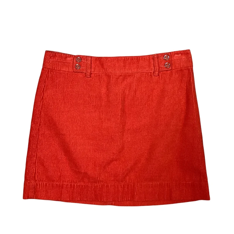 women's A-line skirtsSkirt Mini & Short By Loft In Orange, Size: 8