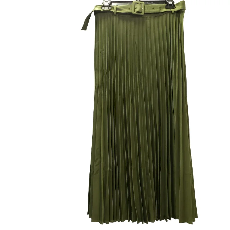 women's designer floral skirtsWomen's Pleated Skirt In Olive