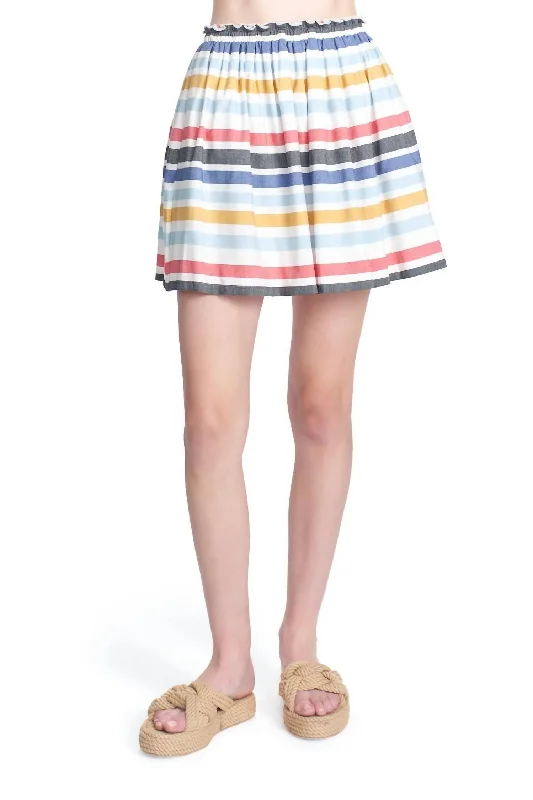 women's polyester tiered skirts for partiesRiri Skirt In Multi-Colored