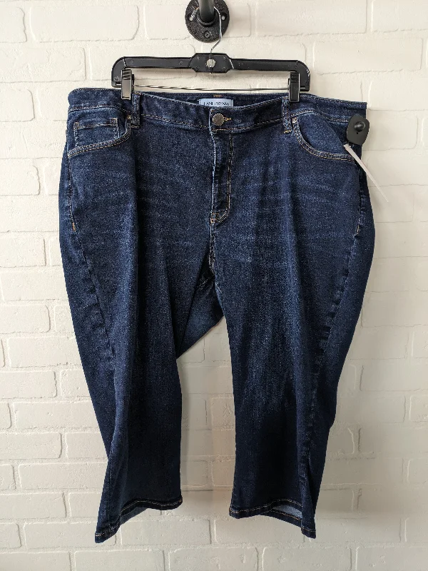 women's denim jeans with ripped kneesJeans Skinny By Lane Bryant  Size: 24