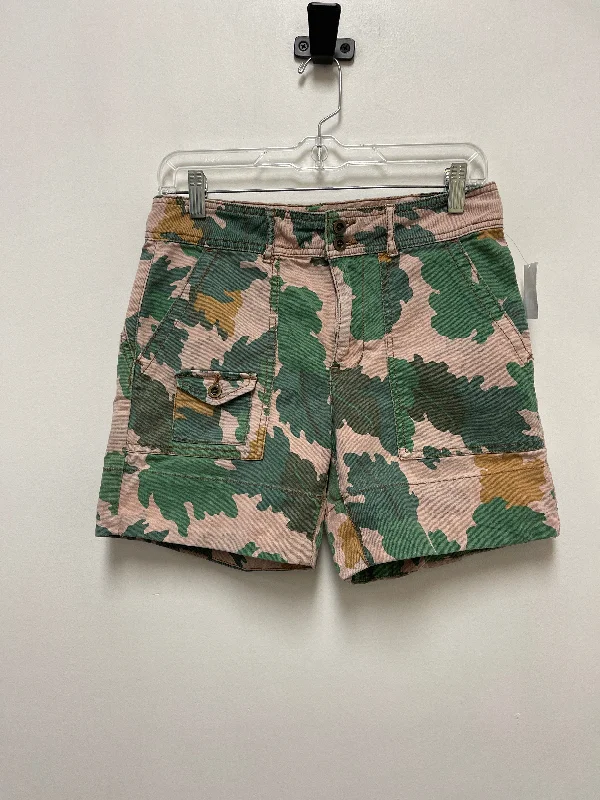 women's travel shortsShorts By Anthropologie In Camouflage Print, Size: 2