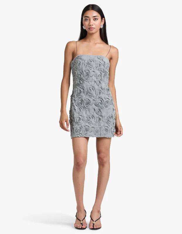 women's limited-edition dressesLotty Mini Dress - Pebble Grey