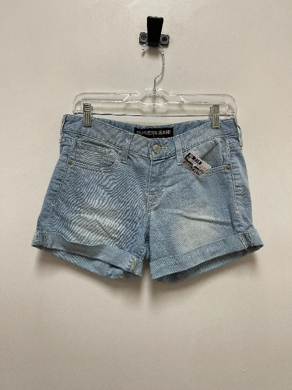 women's high-waisted shortsShorts By Express In Blue Denim, Size: 6