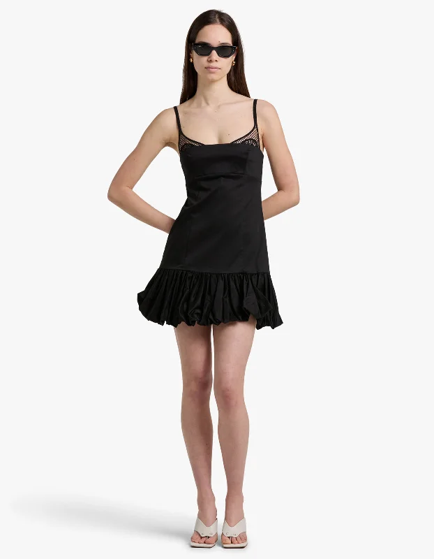 women's spaghetti strap dressesDaisy Mini Dress - Black