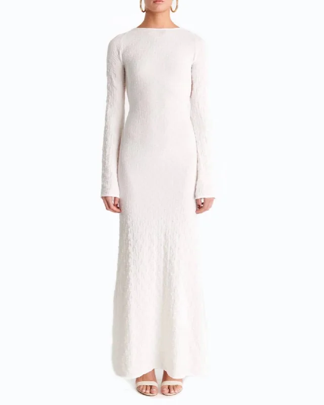 women's wrap dressesLanora Maxi Dress In White