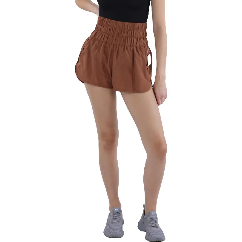 women's adventure shortsWomens Running Smocked Casual Shorts