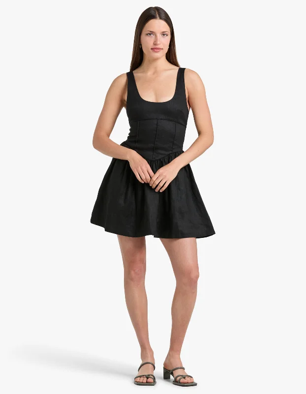 women's trendy dressesTiggy Mini Dress - Black