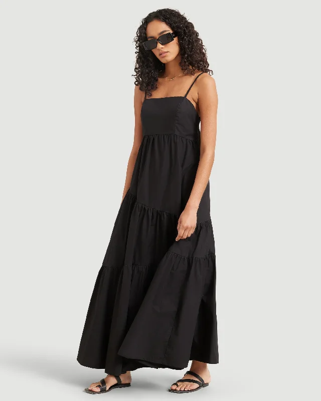 women's lace dressesLena Tiered Maxi Dress