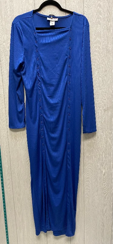 women's stretchy dressesDress Casual Maxi By Ashley Stewart In Blue, Size: 2x