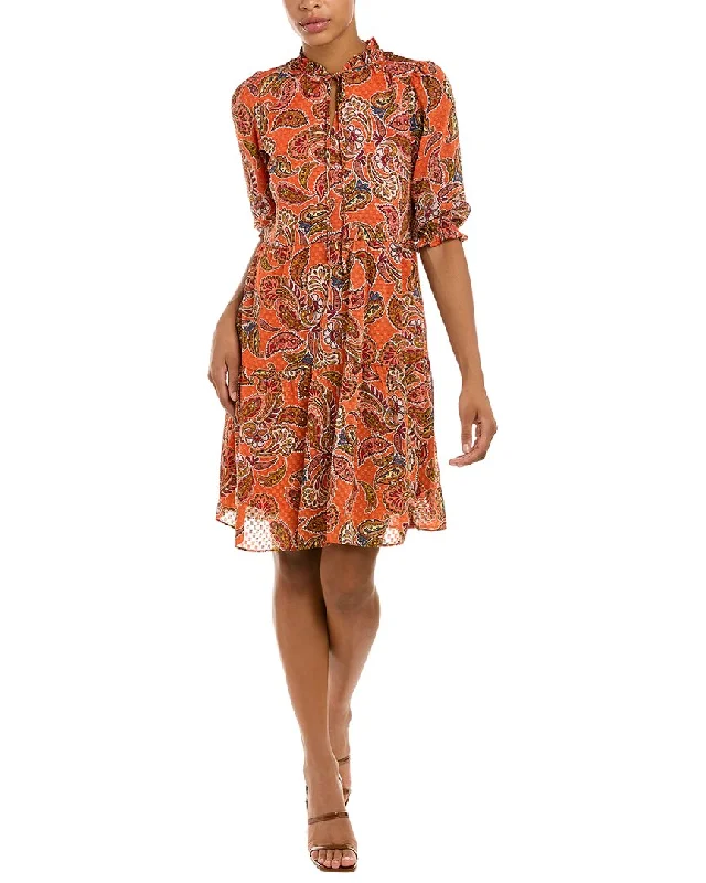 women's sheath dressesNanette Lepore Paisley Mini Dress