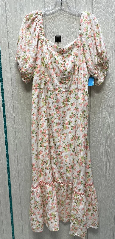 women's stylish dressesDress Casual Maxi By Clothes Mentor In Floral Print, Size: 4x