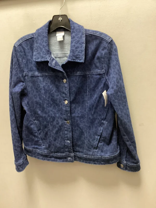 women's coats for those who love to mix and matchJacket Denim By Chicos In Blue Denim, Size: M