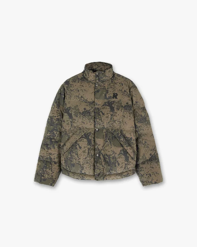 women's trench coatsPuffer Jacket - Camo