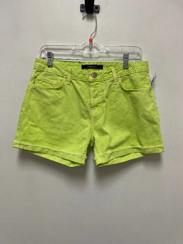 women's stretch shortsShorts Designer By J Brand In Green, Size: 2