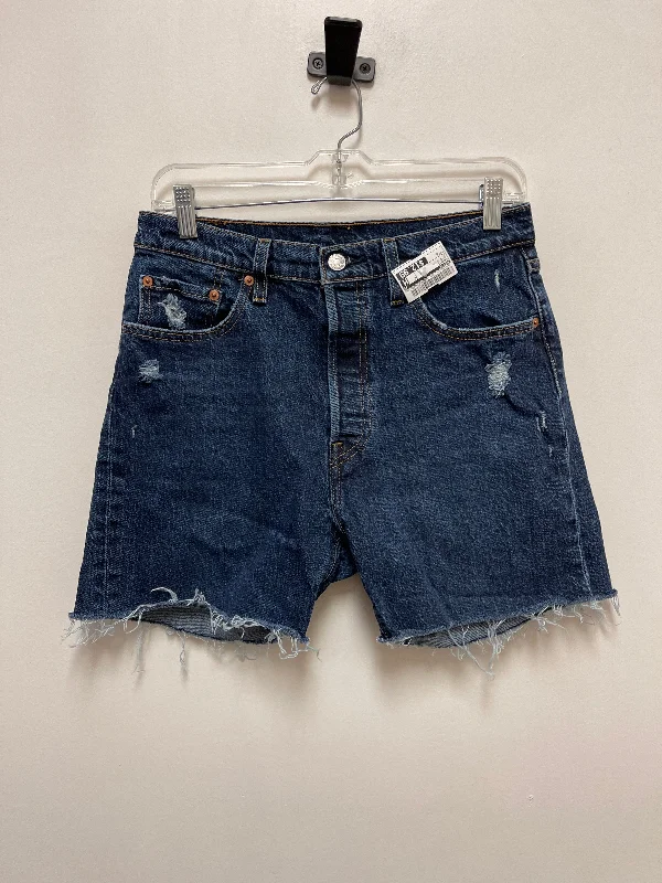 women's relaxed-fit shortsShorts By Levis In Blue Denim, Size: 8