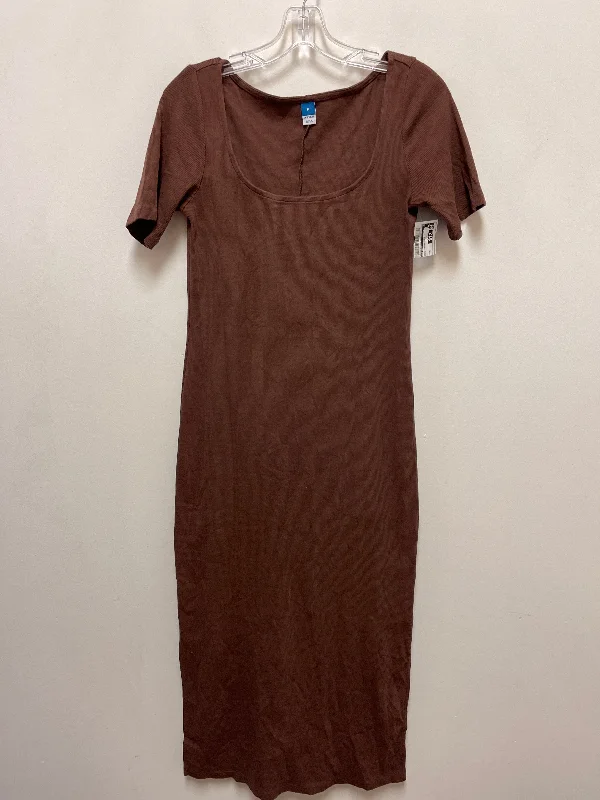 women's statement dressesDress Casual Maxi By Old Navy In Brown, Size: M