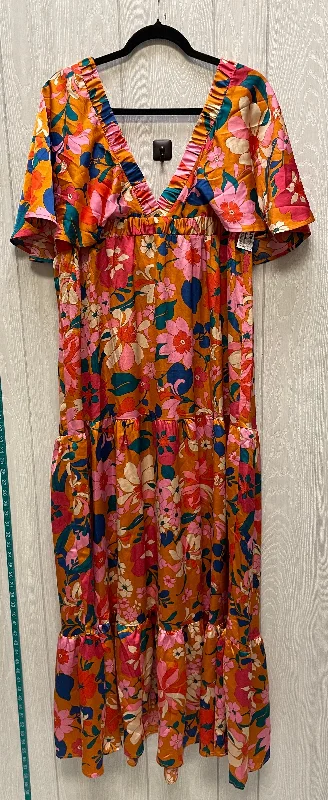 women's handmade dressesDress Casual Maxi By Chicsoul In Floral Print, Size: 2x