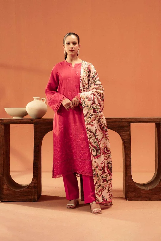 3 Piece Embroidered Khadar Suit