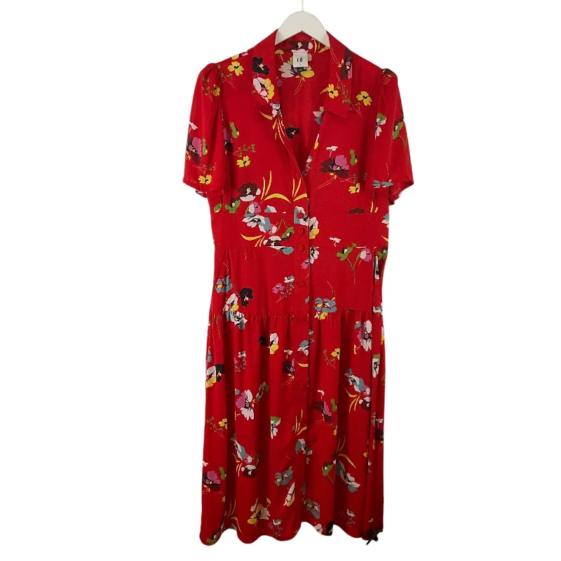 women's bespoke dressesDress Casual Maxi By Cabi In Red, Size: L