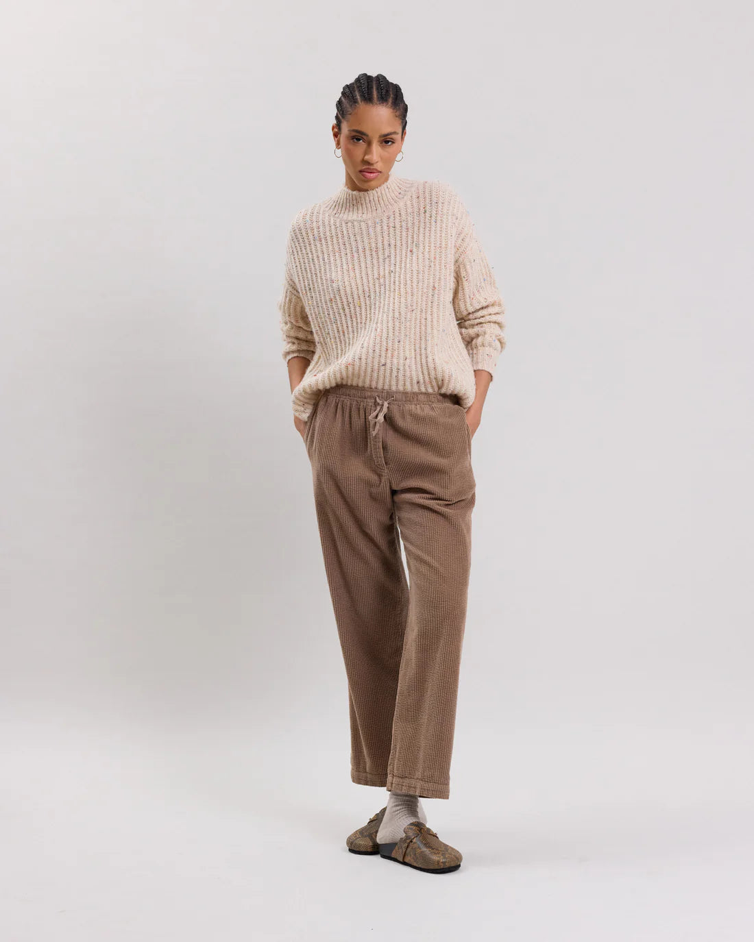 women's warm pantsHartford Peyou Pants in Clay