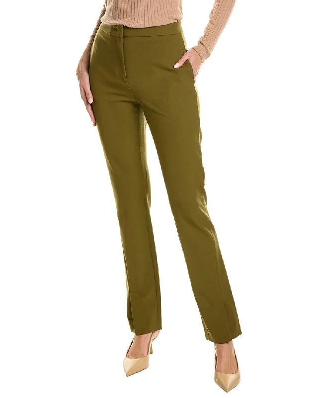 women's floral pantsPiazza Sempione Wool-Blend Pant